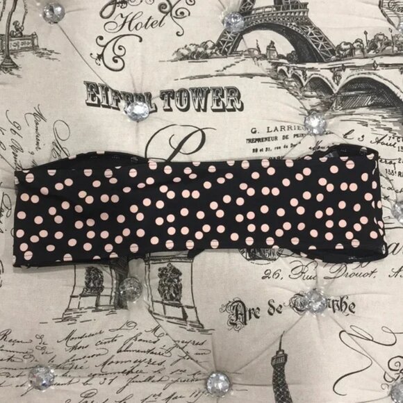 NWOT TOPSHOP Spot Bandeau Bikini Top - Picture 7 of 8